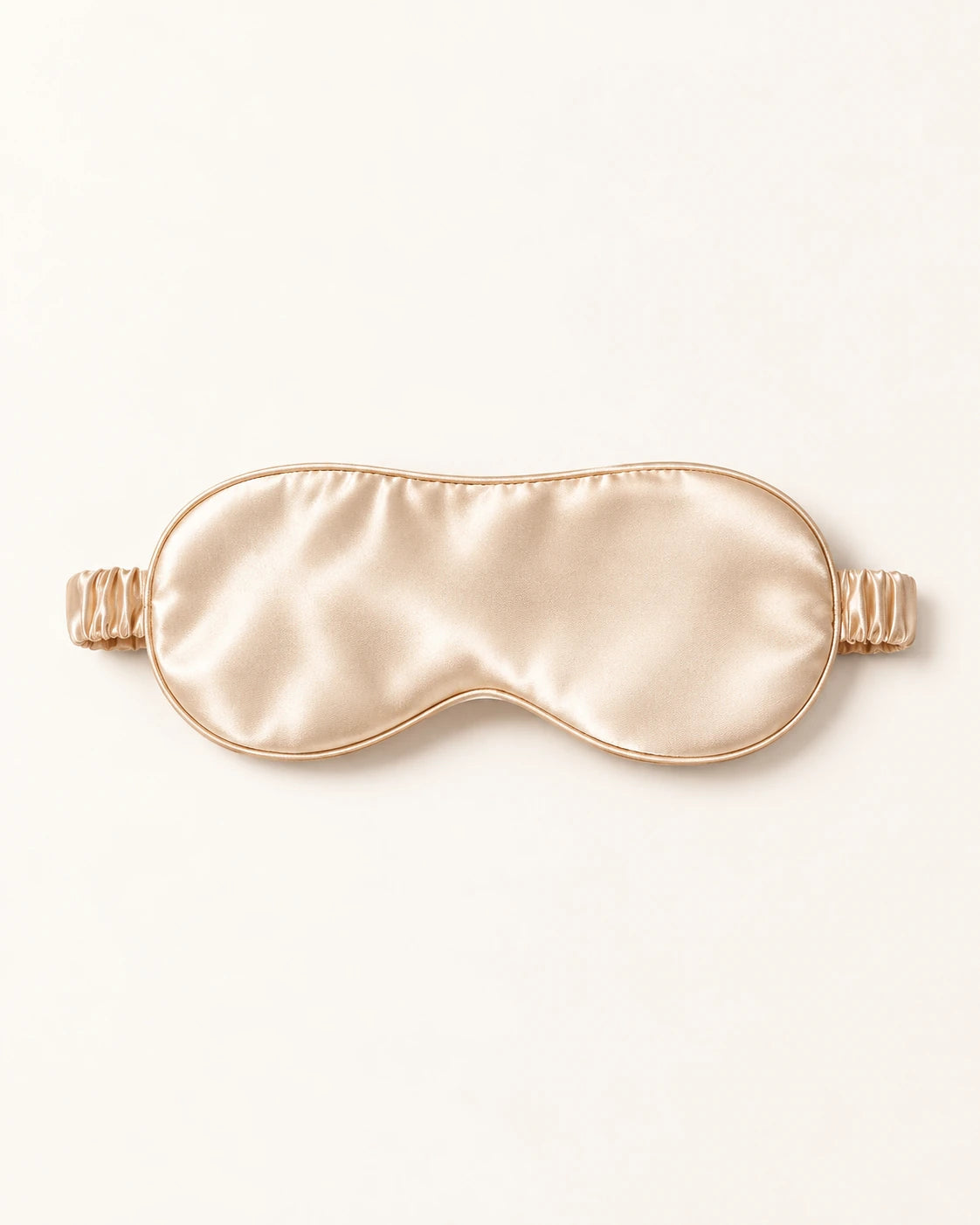 Smoozely Cloud Silk sleep mask in champagne pearl