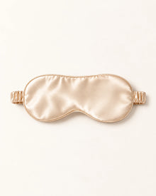 Smoozely Cloud Silk sleep mask in champagne pearl