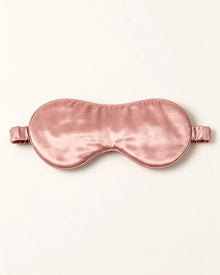 Smoozely Cloud Silk sleep mask in dusty rose