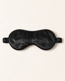 Smoozely Cloud Silk sleep mask in midnight black