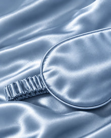 Smoozely Cloud Silk sleep mask in morning sky