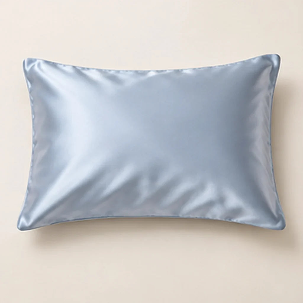 Smoozely silk pillowcase studio view in morning sky