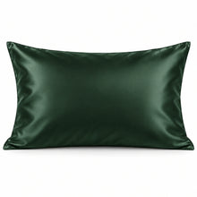 Smoozely silk pillowcase studio view in deep forest